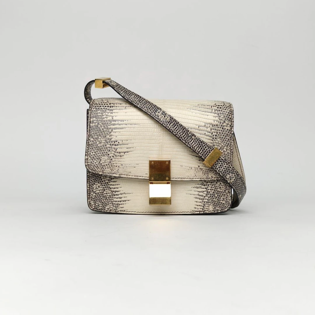 95新 Celine/思琳 小花Jerry活动CLASSIC BOX 小号 喜马拉雅金扣