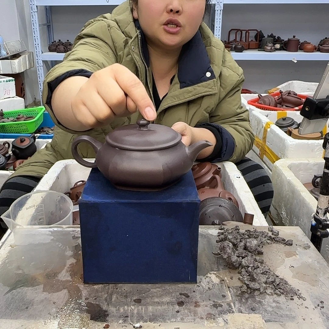 紫砂茶壶宜兴紫砂壶瑕疵处理