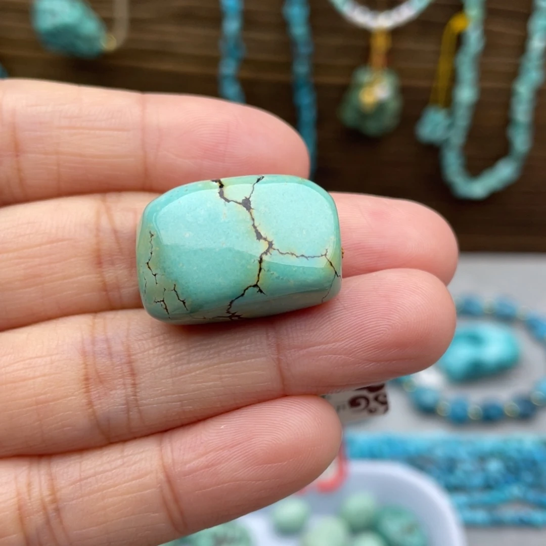 绿松石未镶嵌随行墩子