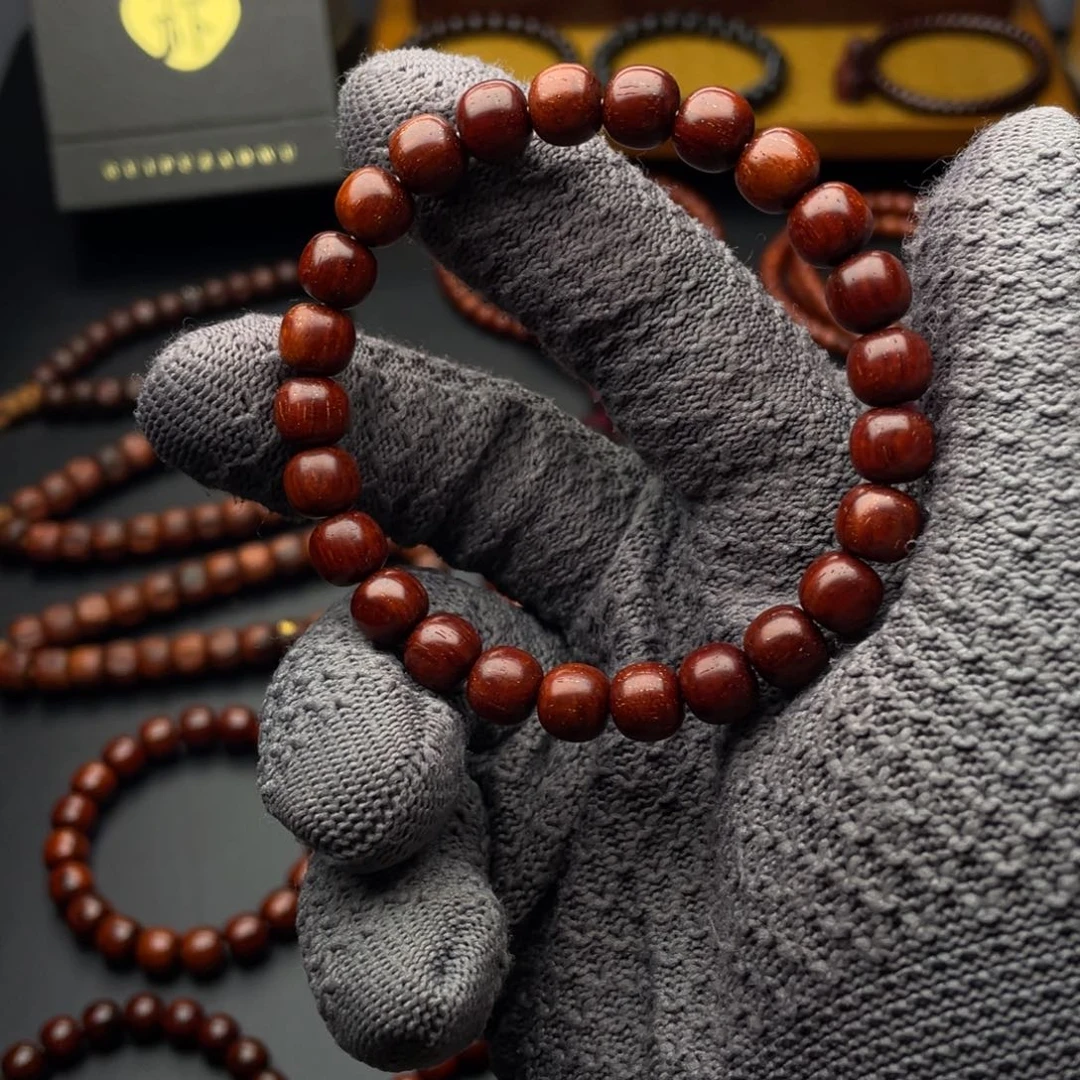 手串/手链小叶紫檀精工老型珠原汁原味