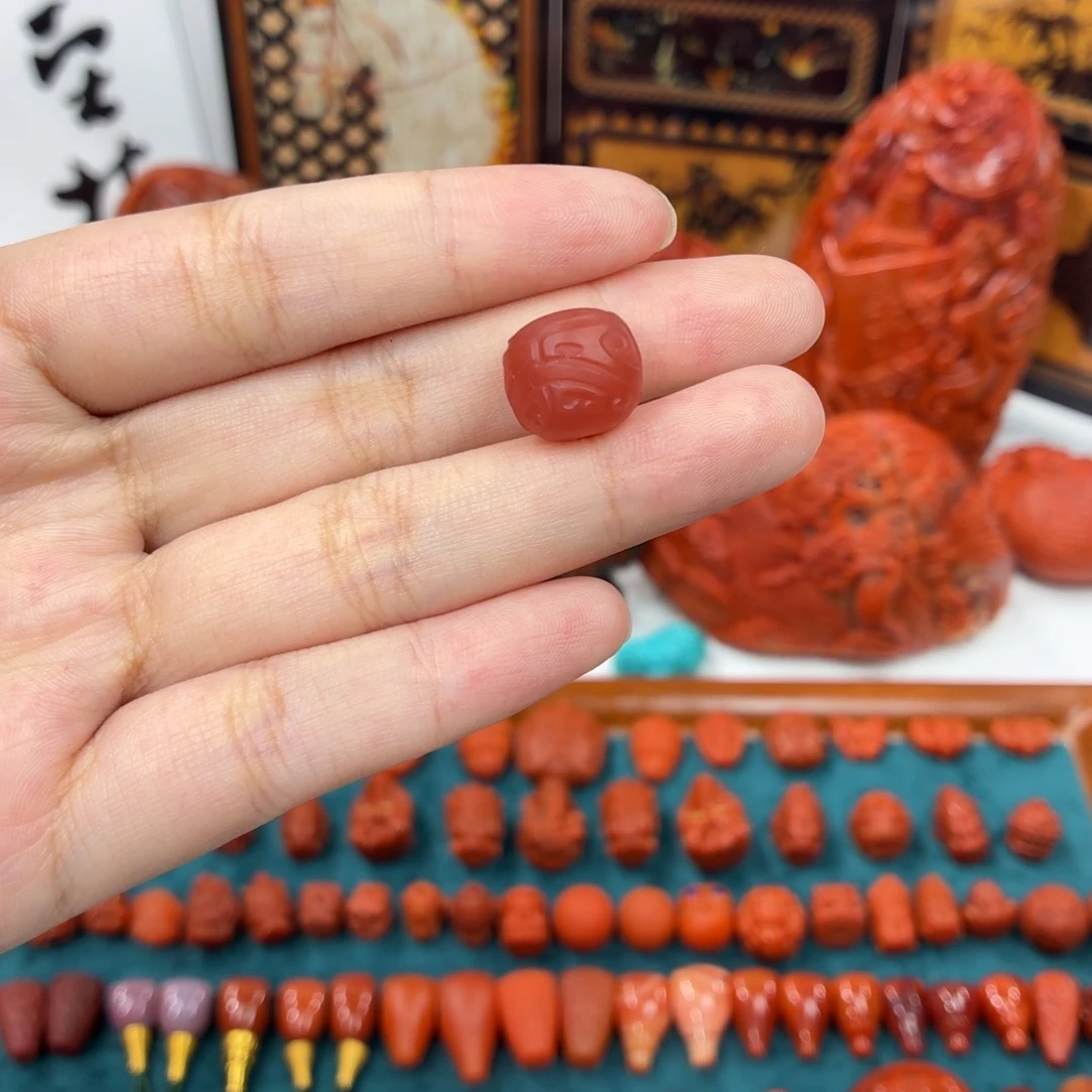 未镶嵌配饰玛瑙/玉髓粉糯老型