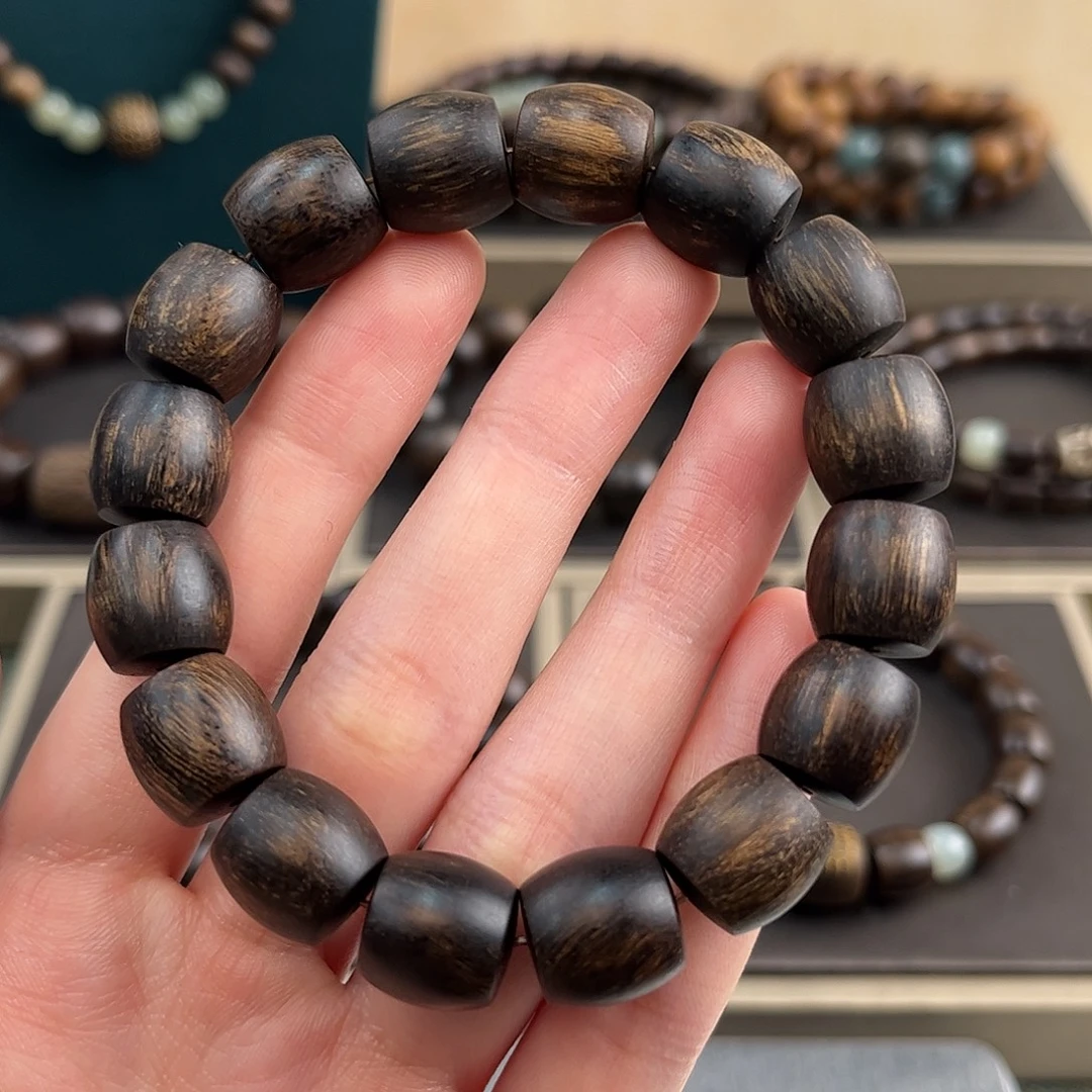 沉香沉香碎屑12mm越南芽庄沉水白奇楠留疤