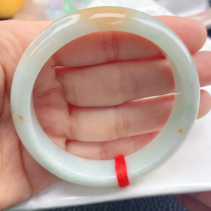 翡翠手镯（贵妃镯）未镶嵌特色镯5455