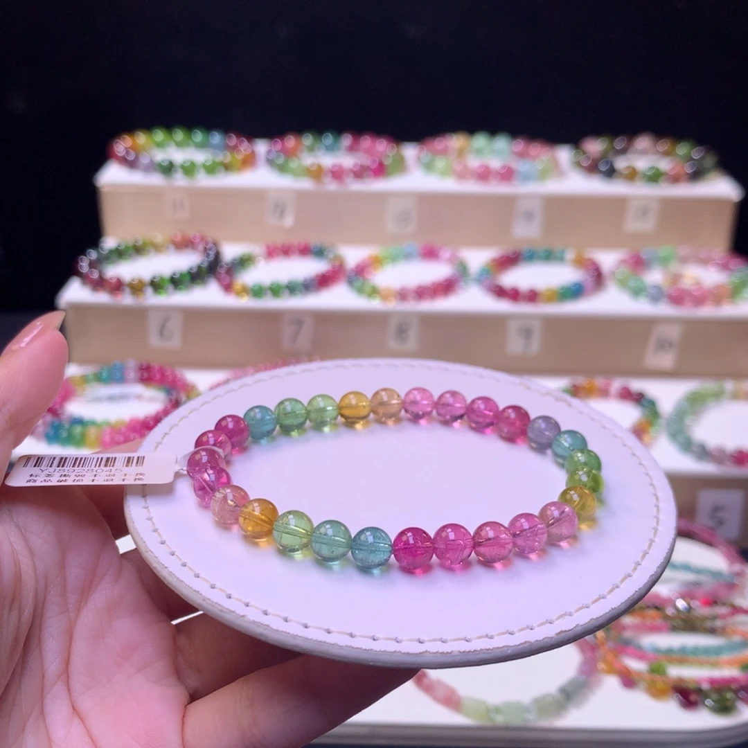 未镶嵌手链碧玺碧玺