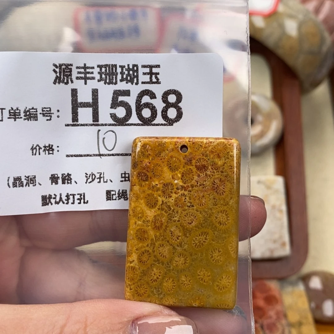硅化玉颈饰未镶嵌用****6