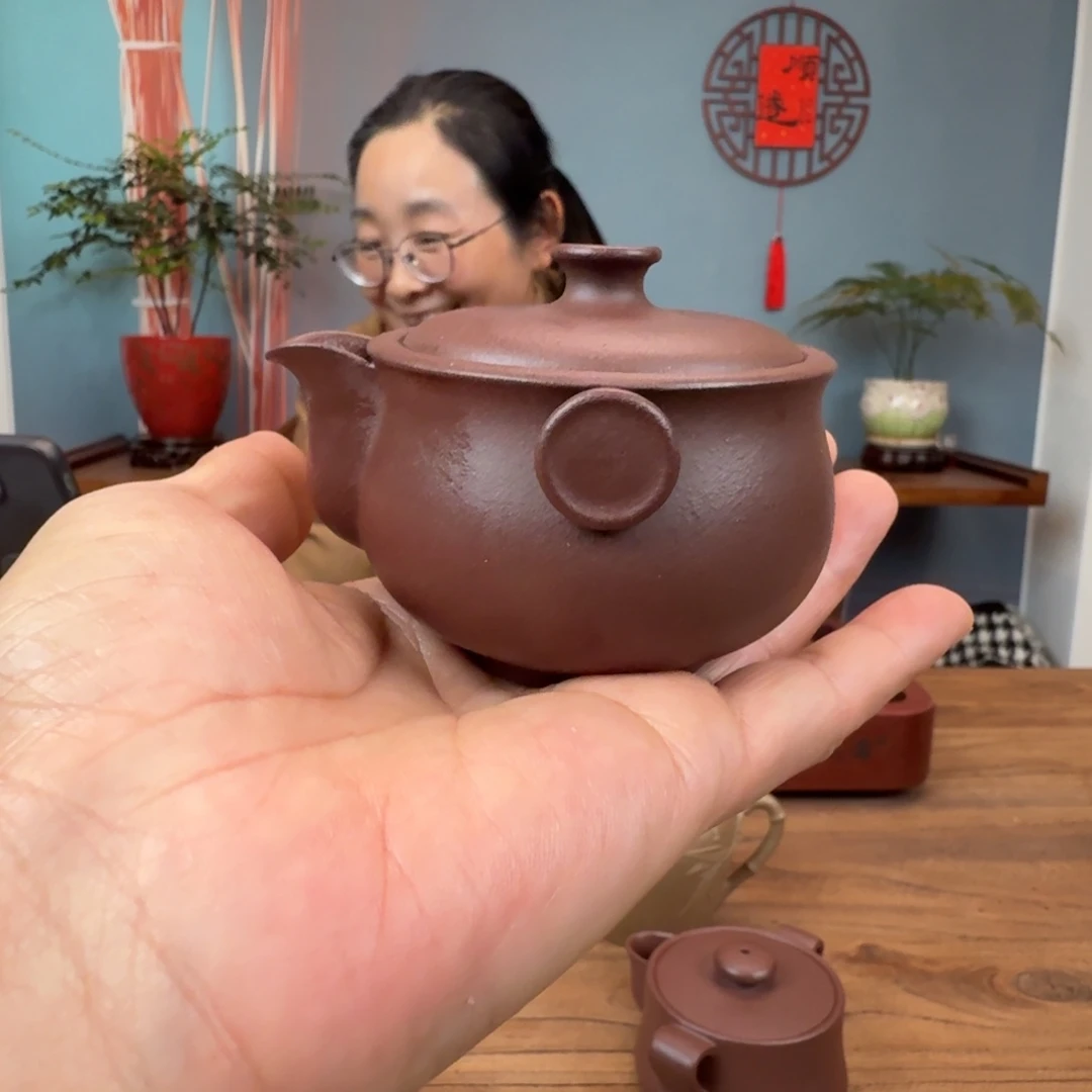 紫泥茶壶老紫泥捏捏壶