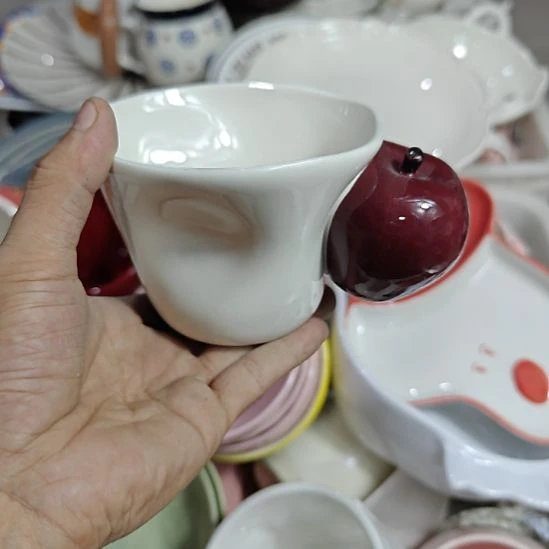 瓷片陶瓷杯碗盘微瑕介意慎拍