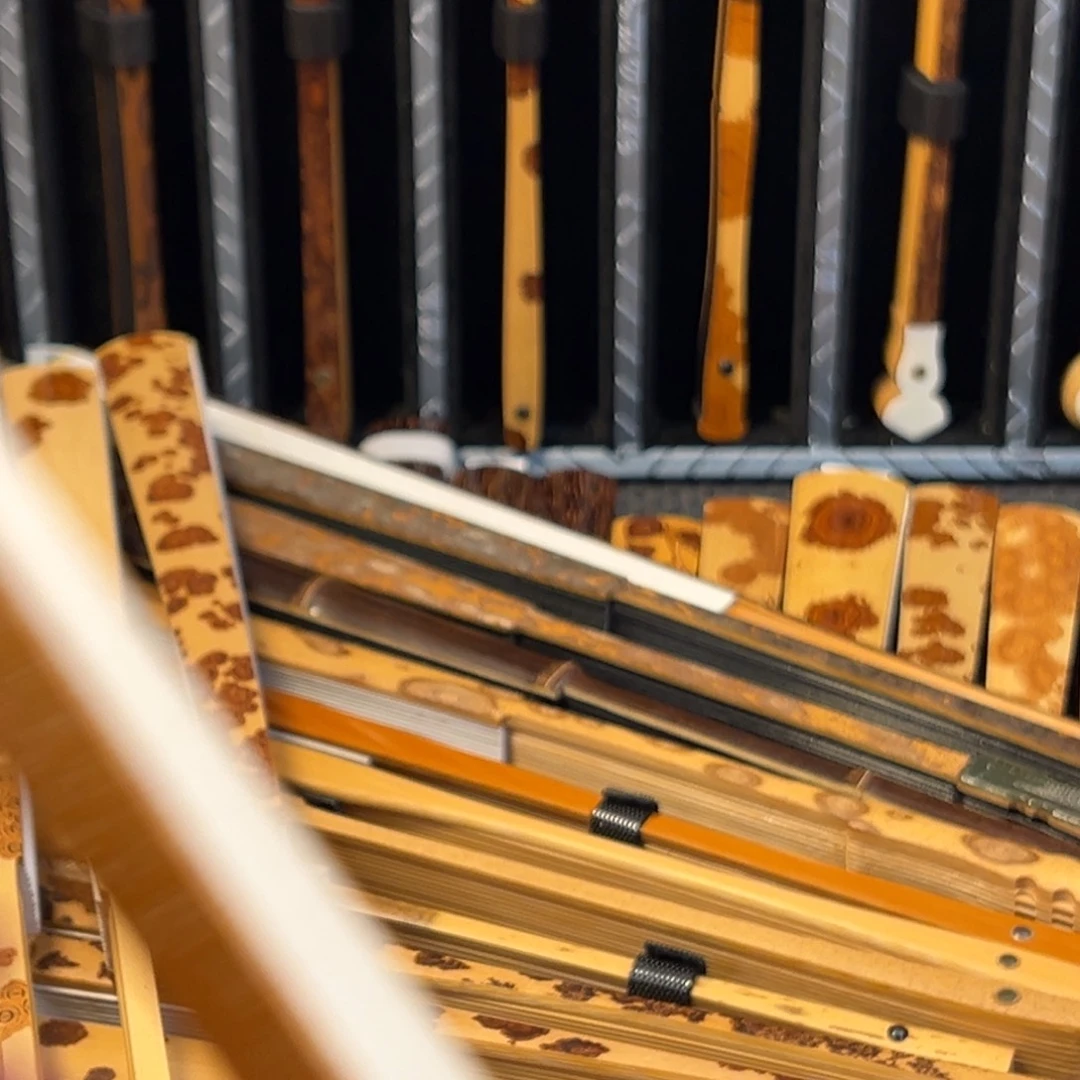 凡***人扇子杨惠义竹刻折扇