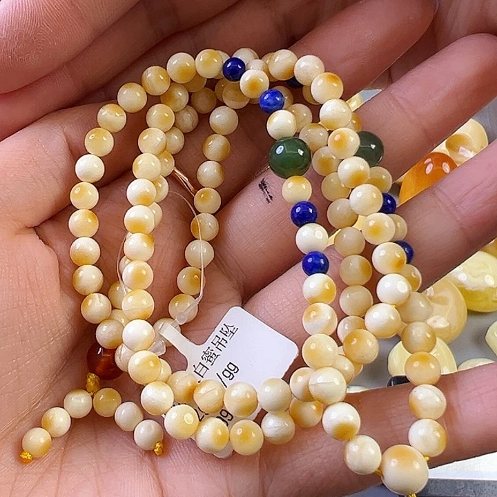 蜜蜡颈饰未镶嵌蜜蜡