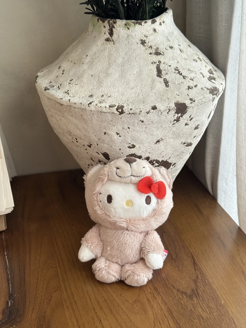 【日版正品】三丽鸥helloKitty NICI联名系列小熊头套Kitty挂件