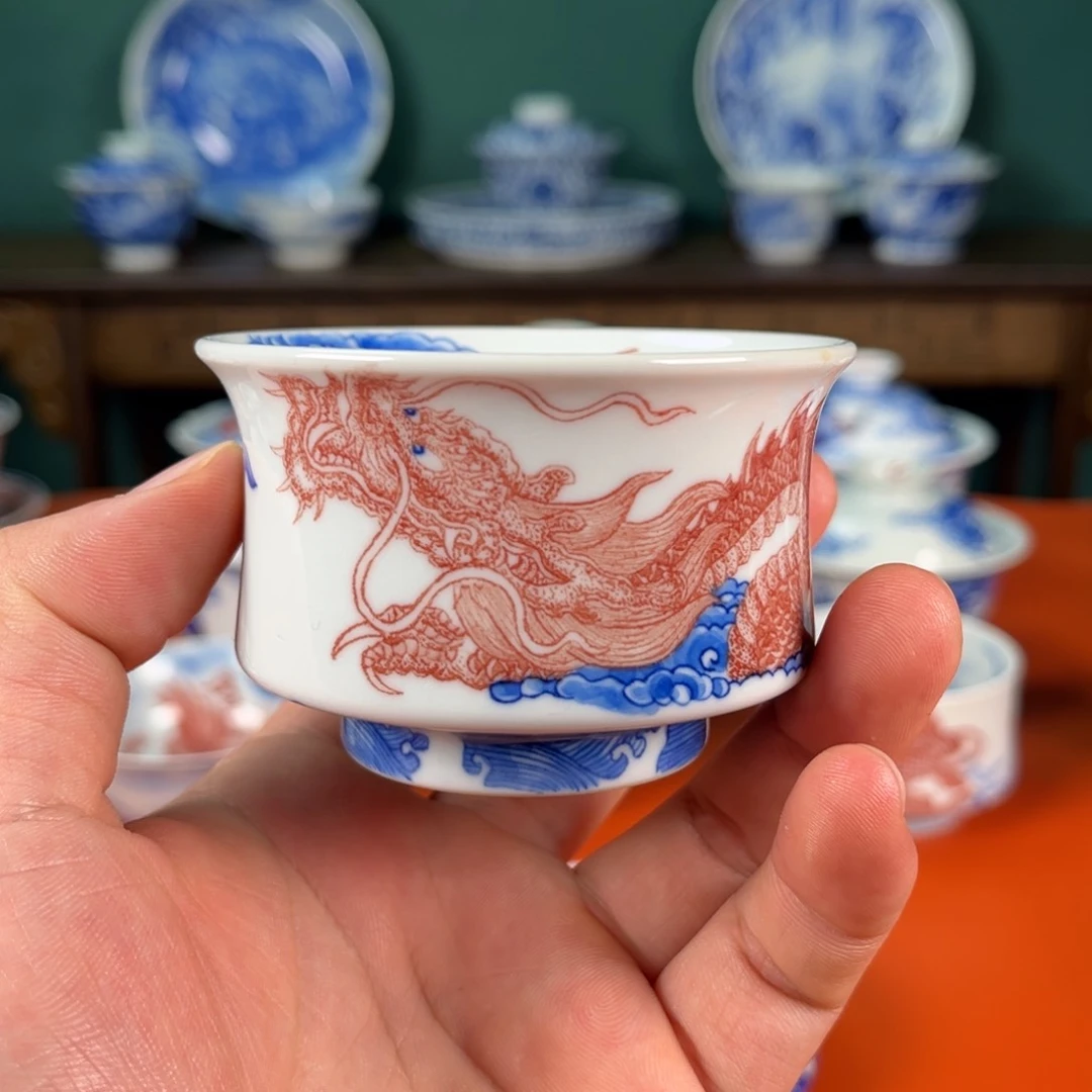 瓷片景德镇手工手绘