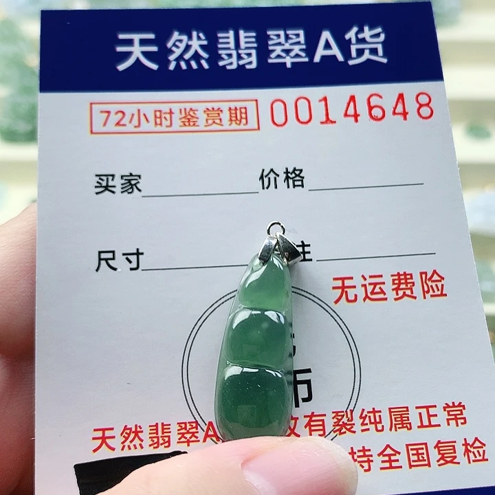 颈饰未镶嵌翡翠吊
