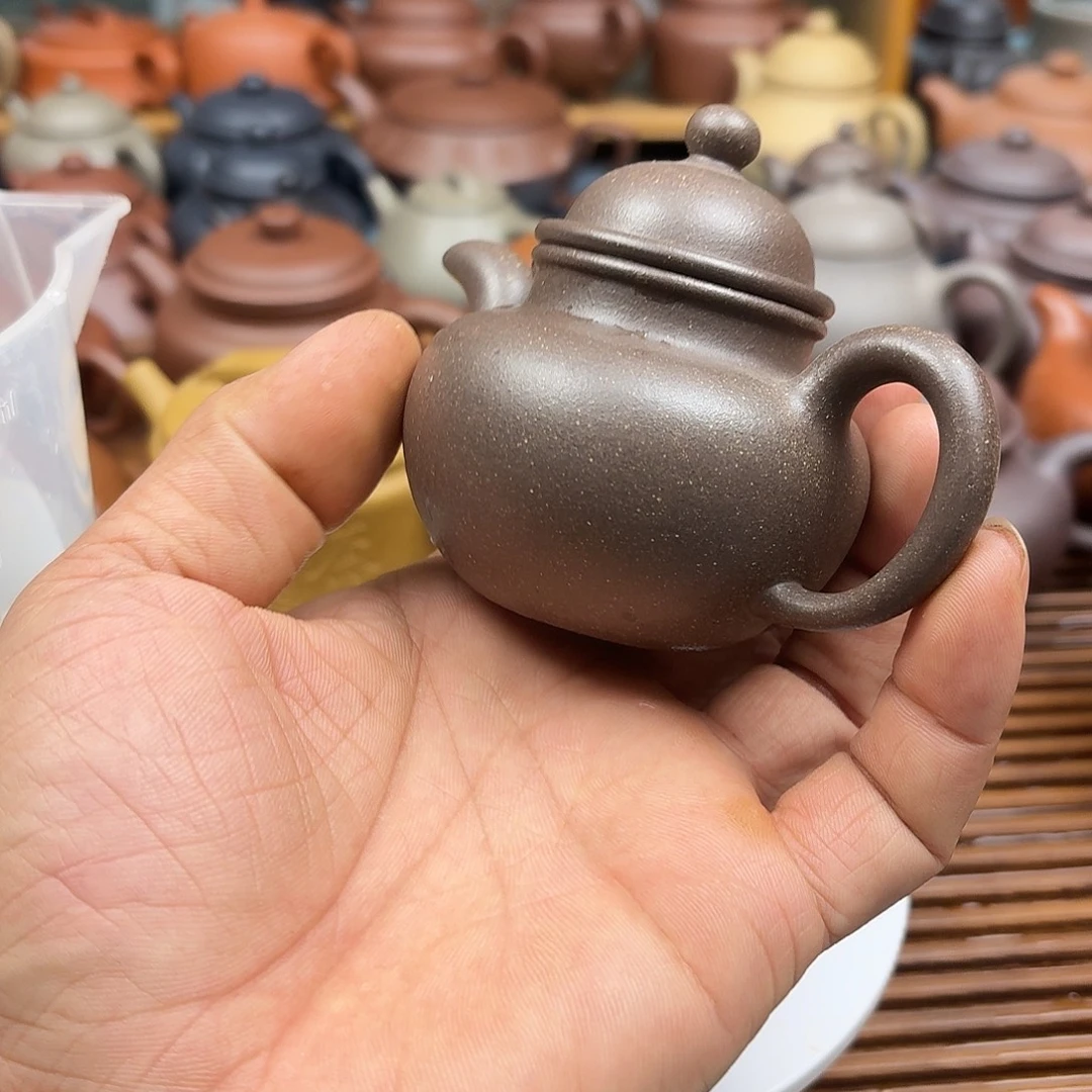 茶壶紫砂半手工制作