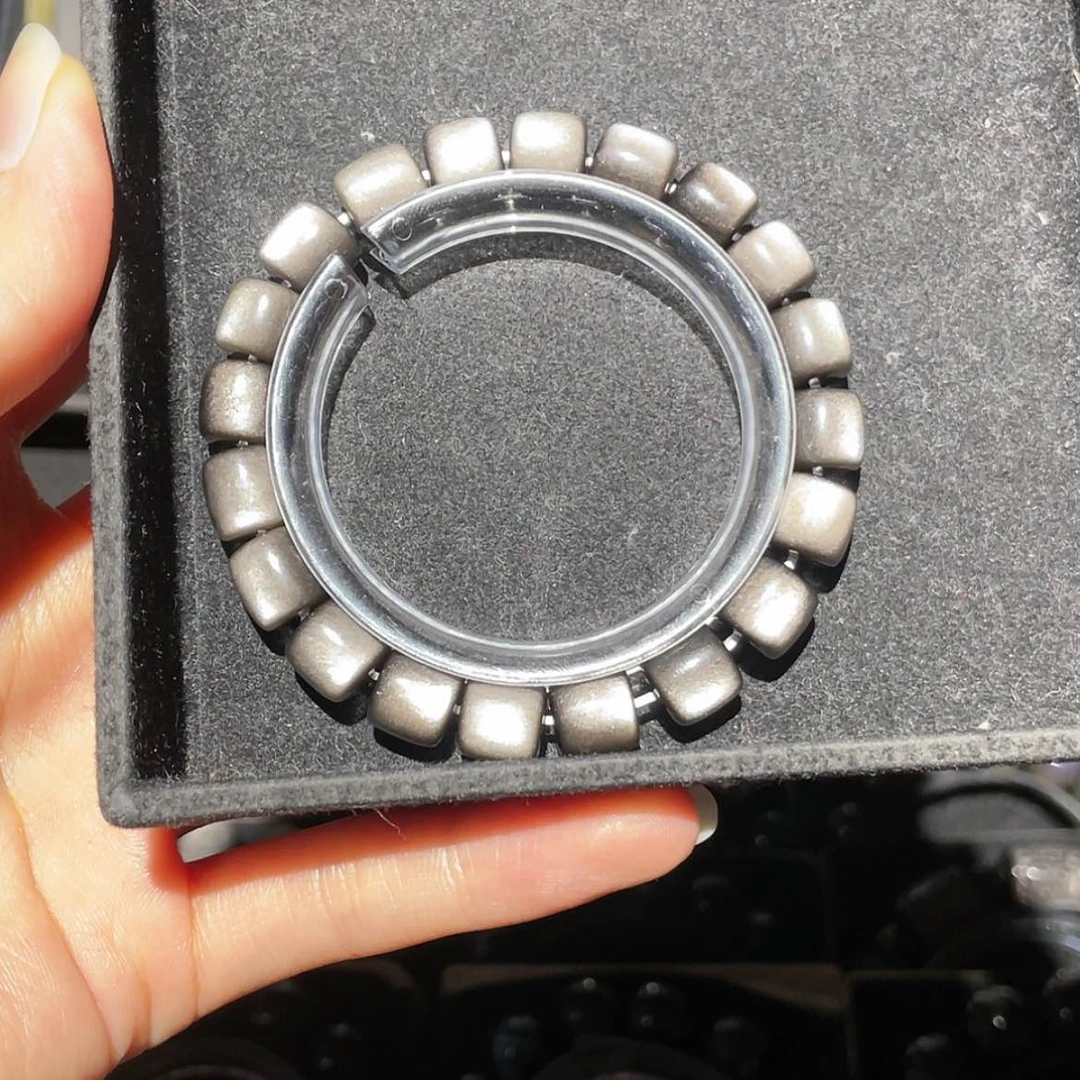 【闪购商品】未镶嵌黑曜岩手链小**～