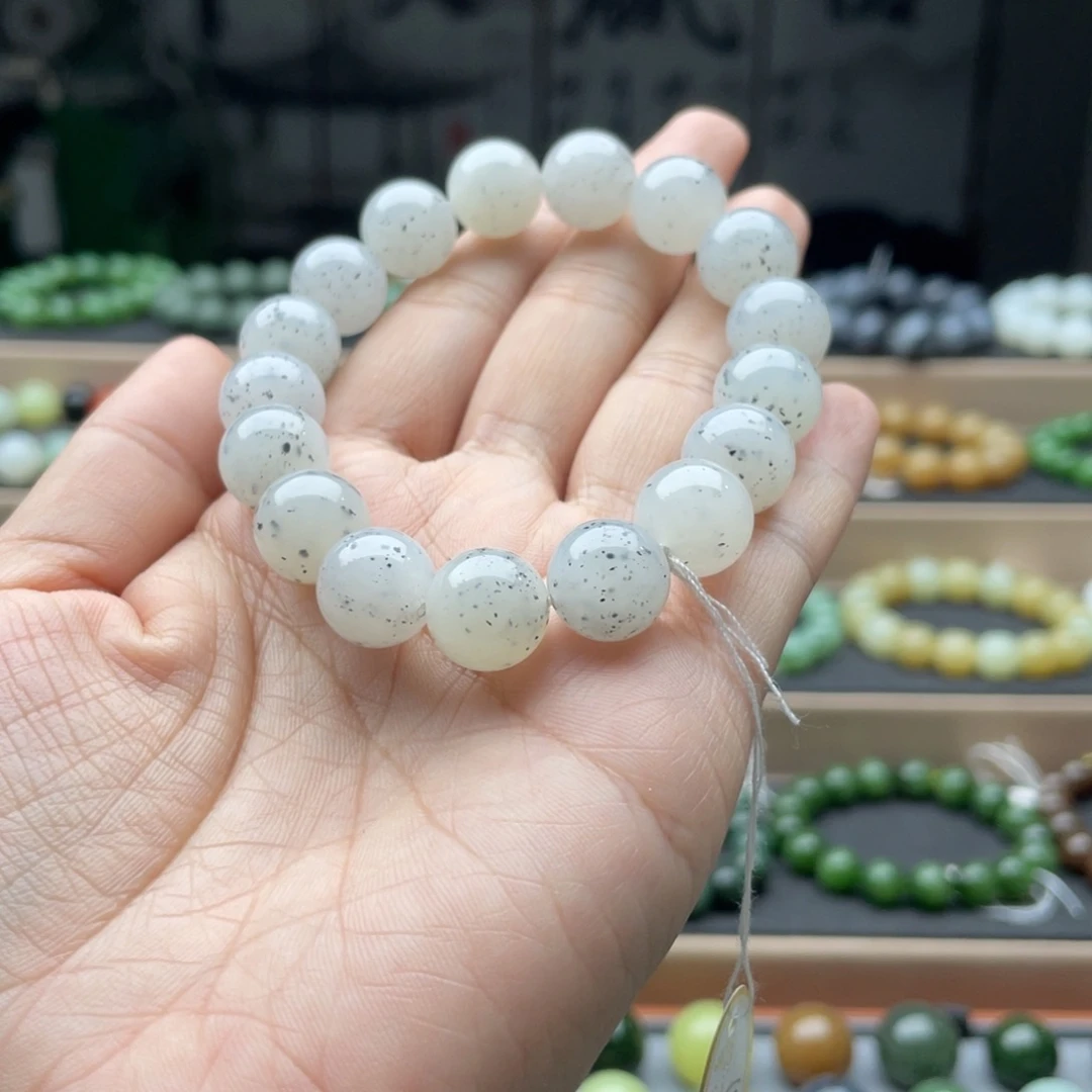 和田玉未镶嵌手链12