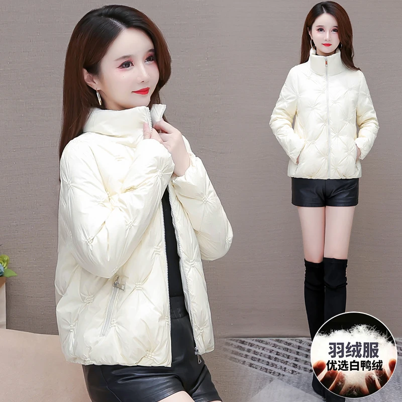 短款羽绒服女款2025新款冬季小个子品牌高端九江洋气轻薄外套