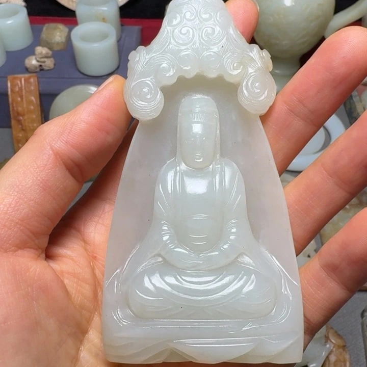 蜕***子和田玉（糖玉）未镶嵌挂件