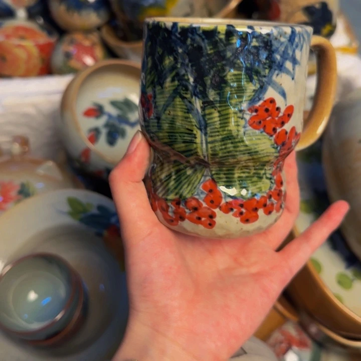 瓷片景德镇陶瓷手工手绘