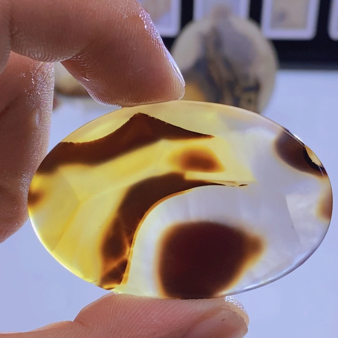 玛瑙/玉髓未镶嵌吊坠(不含链)211