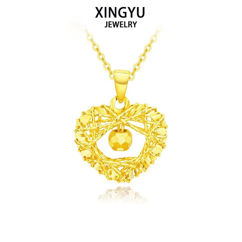 坠链均925银 爱心捕梦网高级感轻奢吊坠锁骨链项链520礼物送女友