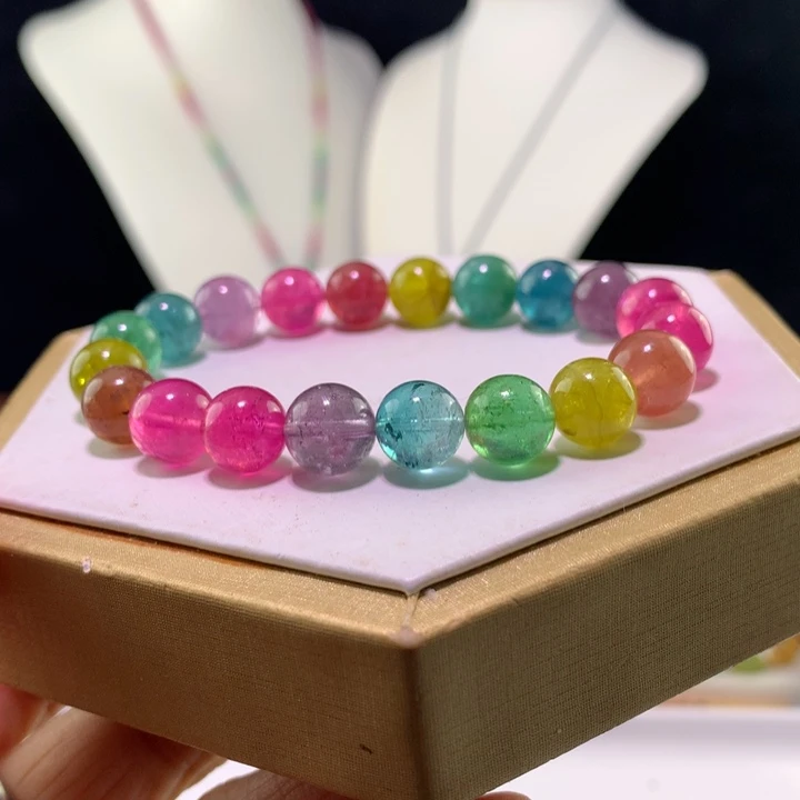 双色碧玺手链未镶嵌