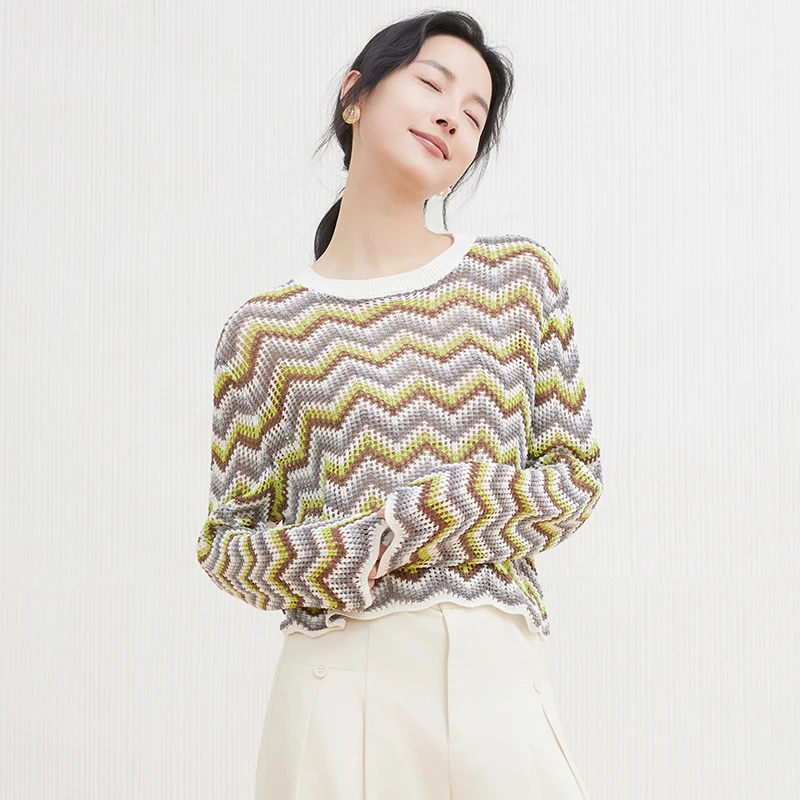 毛针织衫女秋季新款J435031