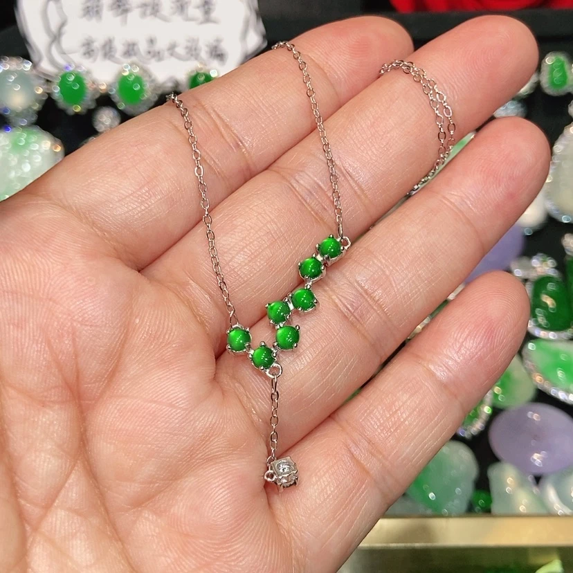 【闪购商品】颈饰未镶嵌翡翠天然翡翠