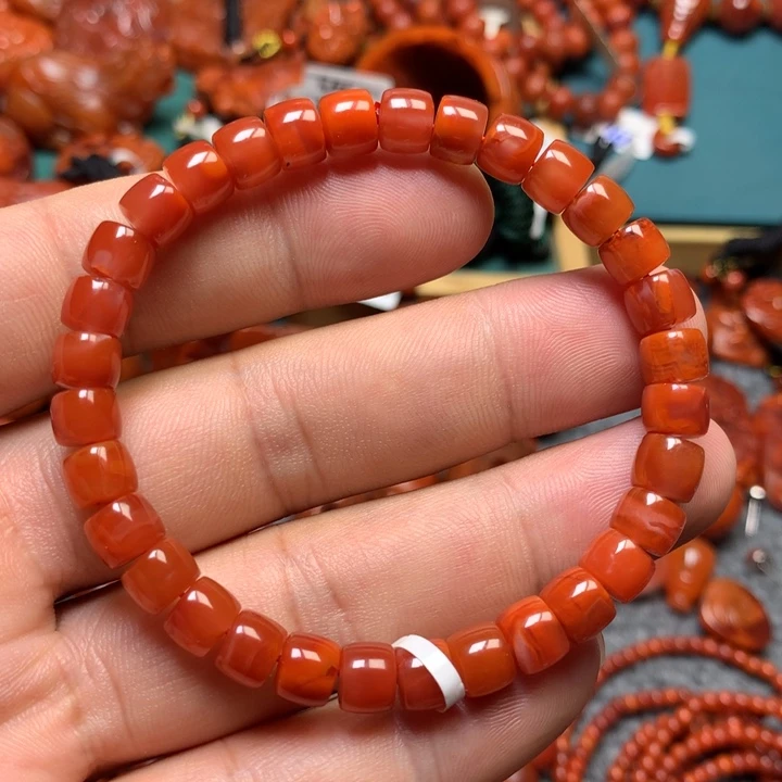 手串未镶嵌南红玛瑙7m m