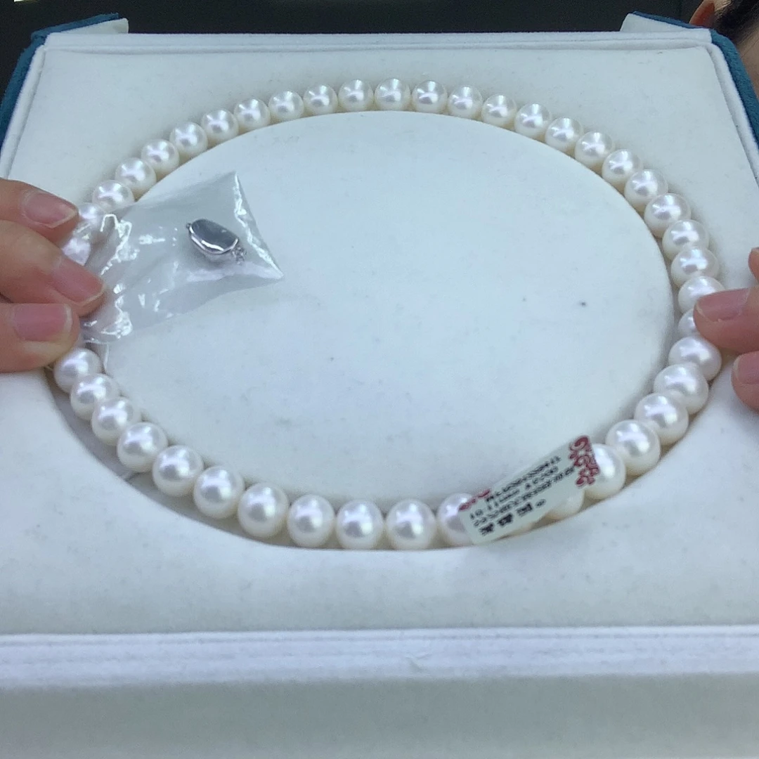 未镶嵌淡水珍珠颈饰无核10-11