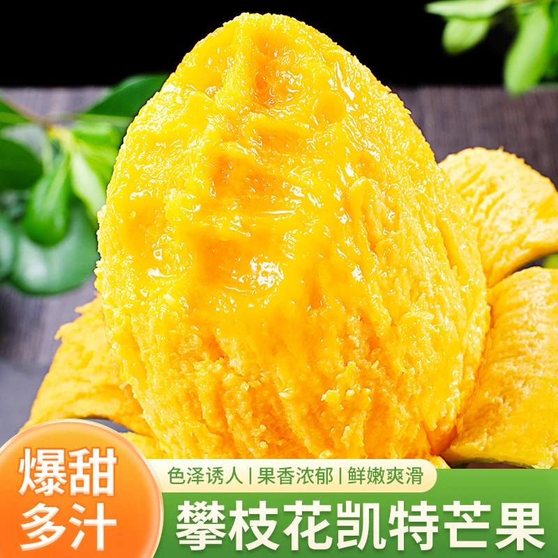 【催熟放软食用】四川攀枝花凯特芒当季新鲜时令水果