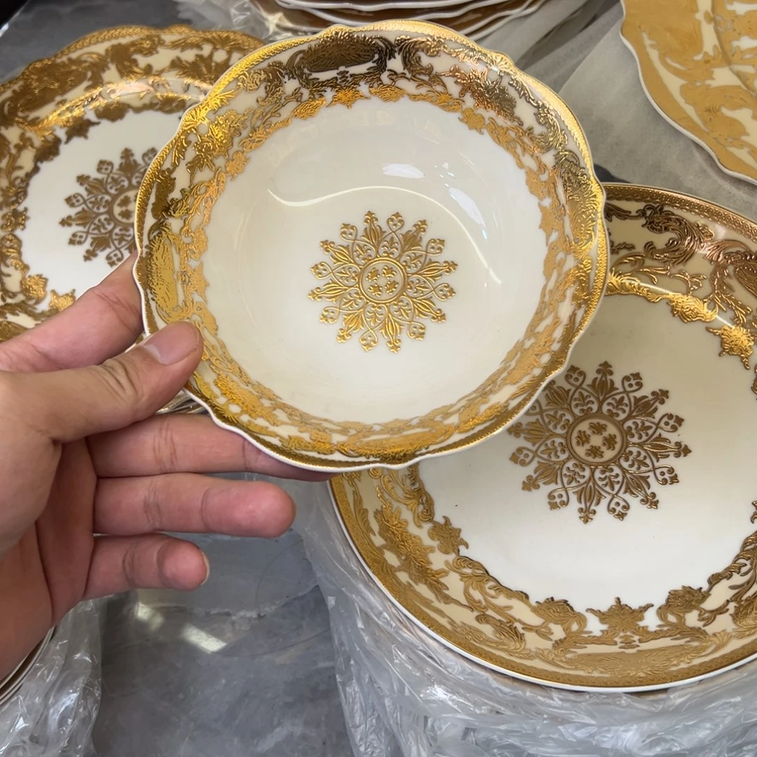 瓷片6寸水果碗两个一单尾单