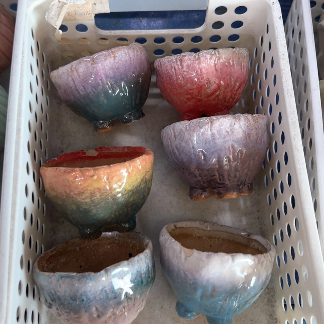 陶瓷多肉小花盆@@3