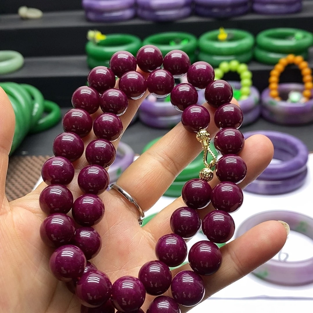 项链未镶嵌石英质玉