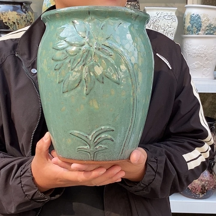 紫砂花盆口20高25福利