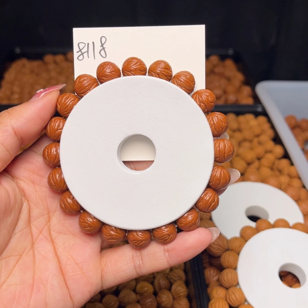 桃核手串男*玉龙脊11精品