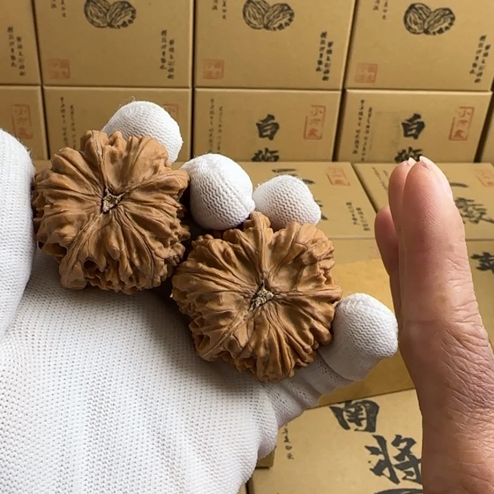 文玩核桃吊坠郑*时简单包装玉龙三棱