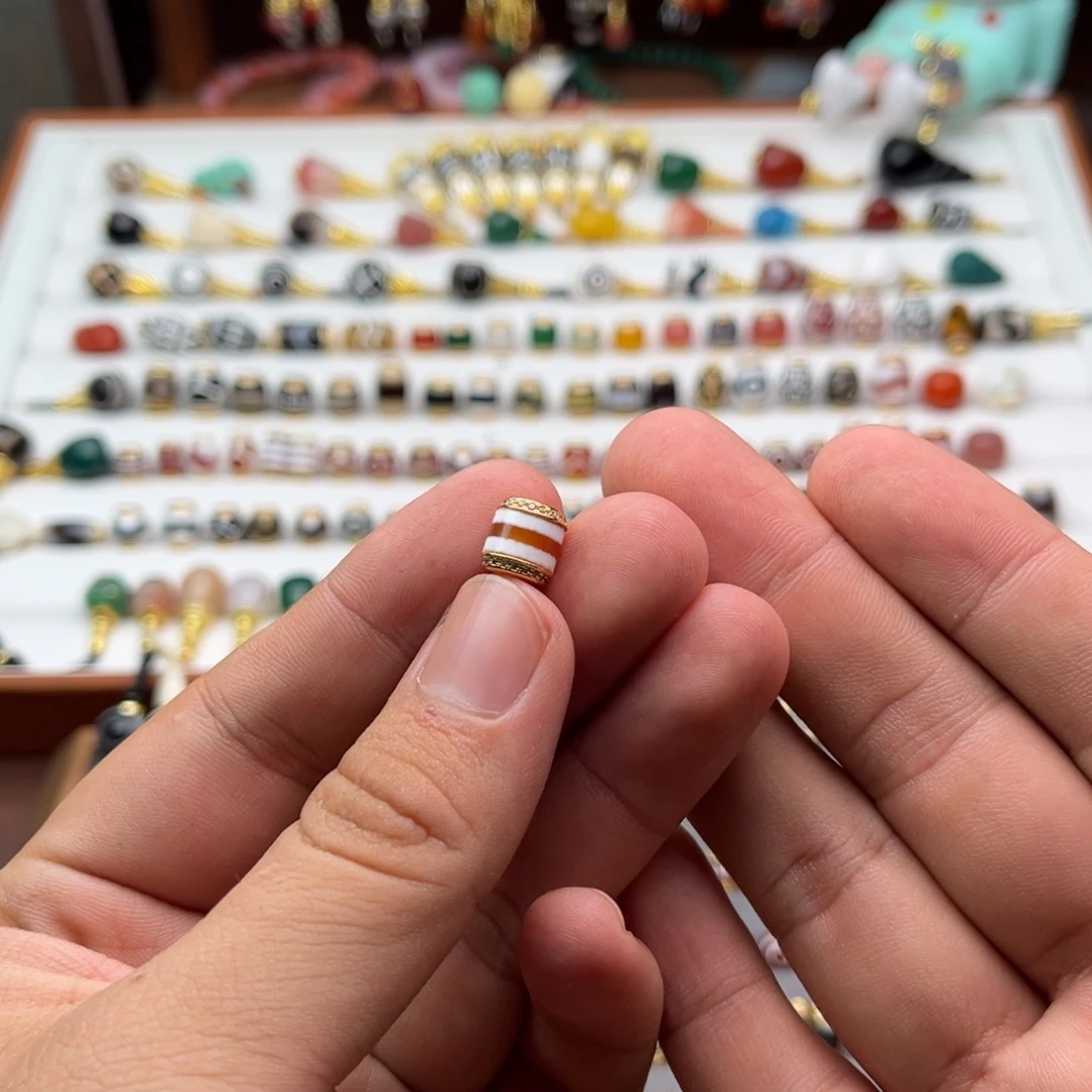 库***栏未镶嵌单珠玛瑙/玉髓