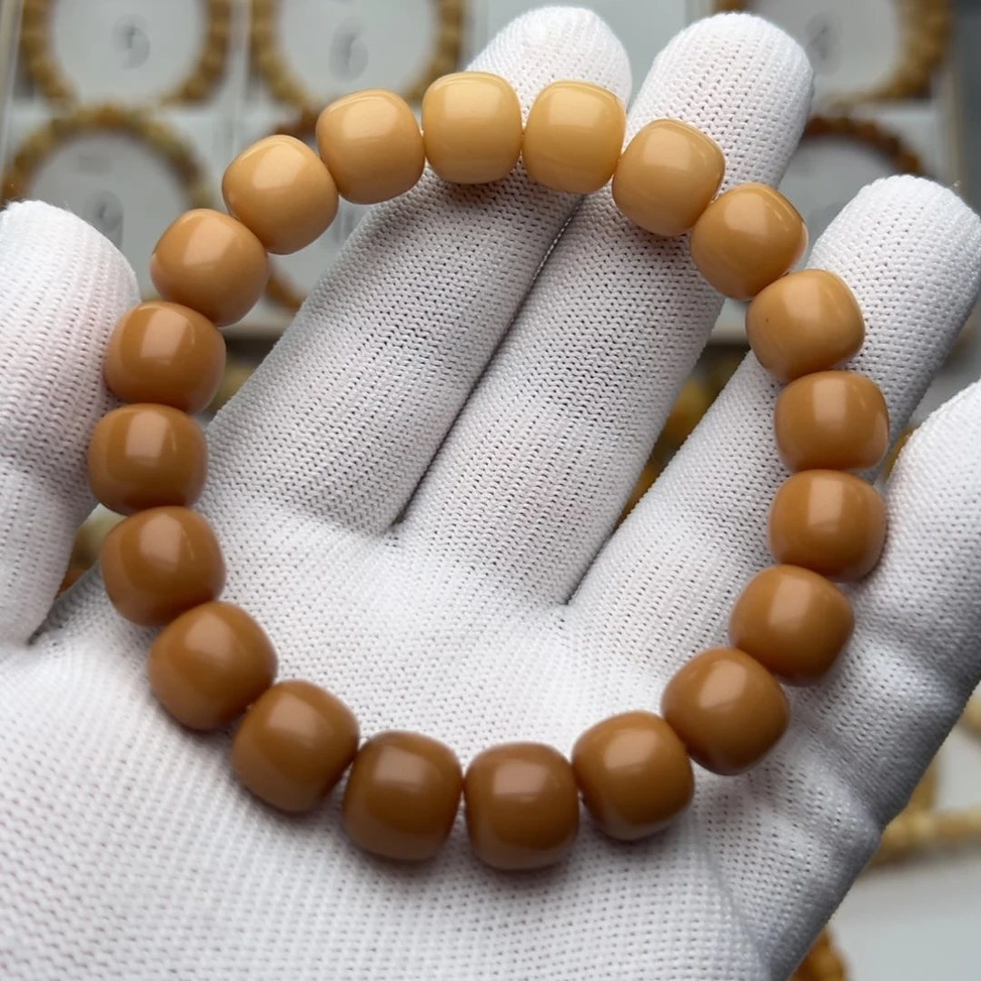 菩提根/象牙果手串卡12鬼工干磨天然风化老料S9