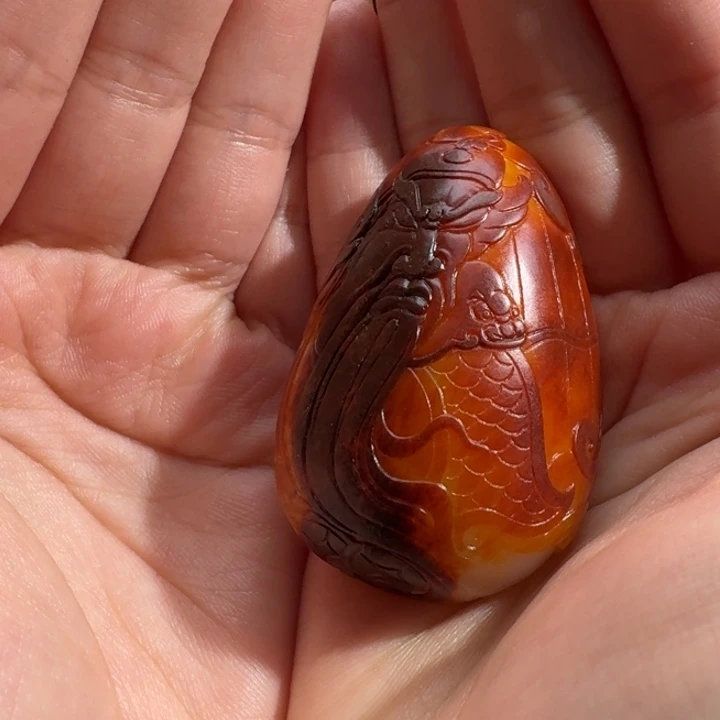 好***汉和田玉未镶嵌挂件