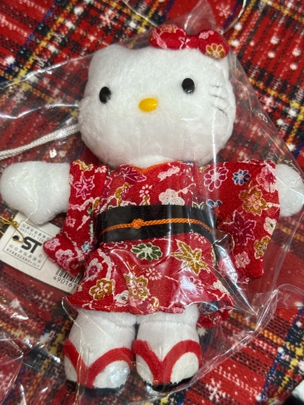 呆呆专拍和服kitty挂件