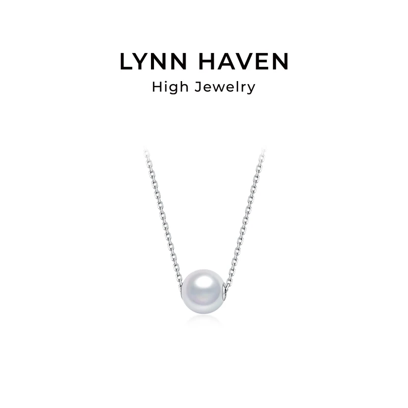 LYNNHAVEN麟玟 EARTH路路通 18K金Akoya真多麻海水珍珠颈链项链