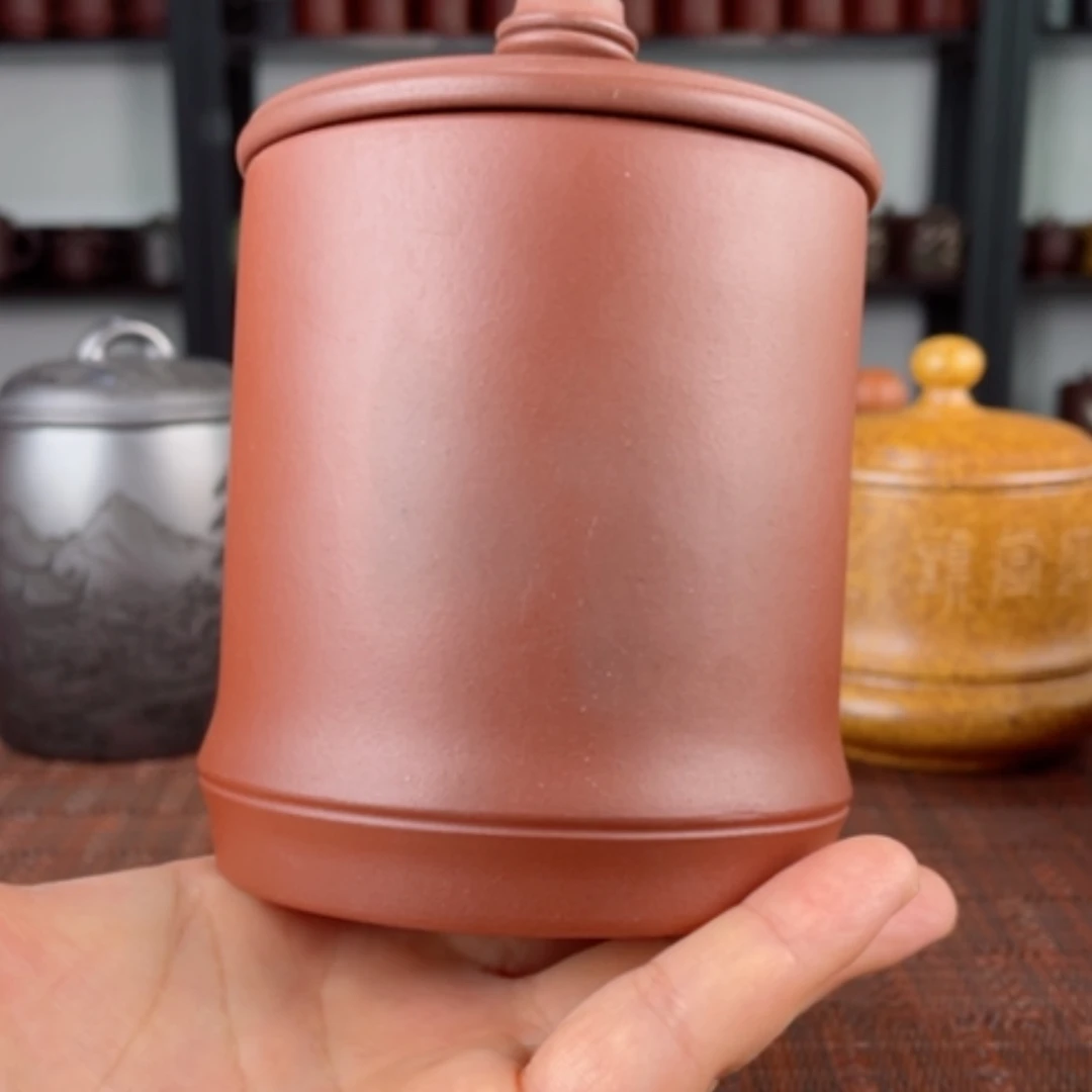 【闪购商品】茶杯紫砂宜兴原矿紫砂盖杯微瑕