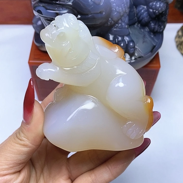 玛瑙/玉髓手把未镶嵌用****1