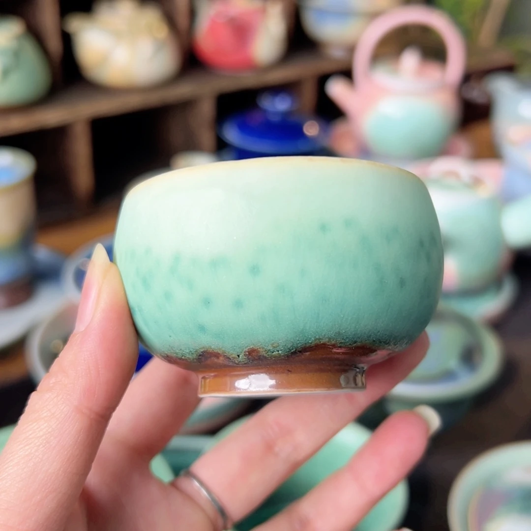 盘纯手工艺制作工艺柴烧
