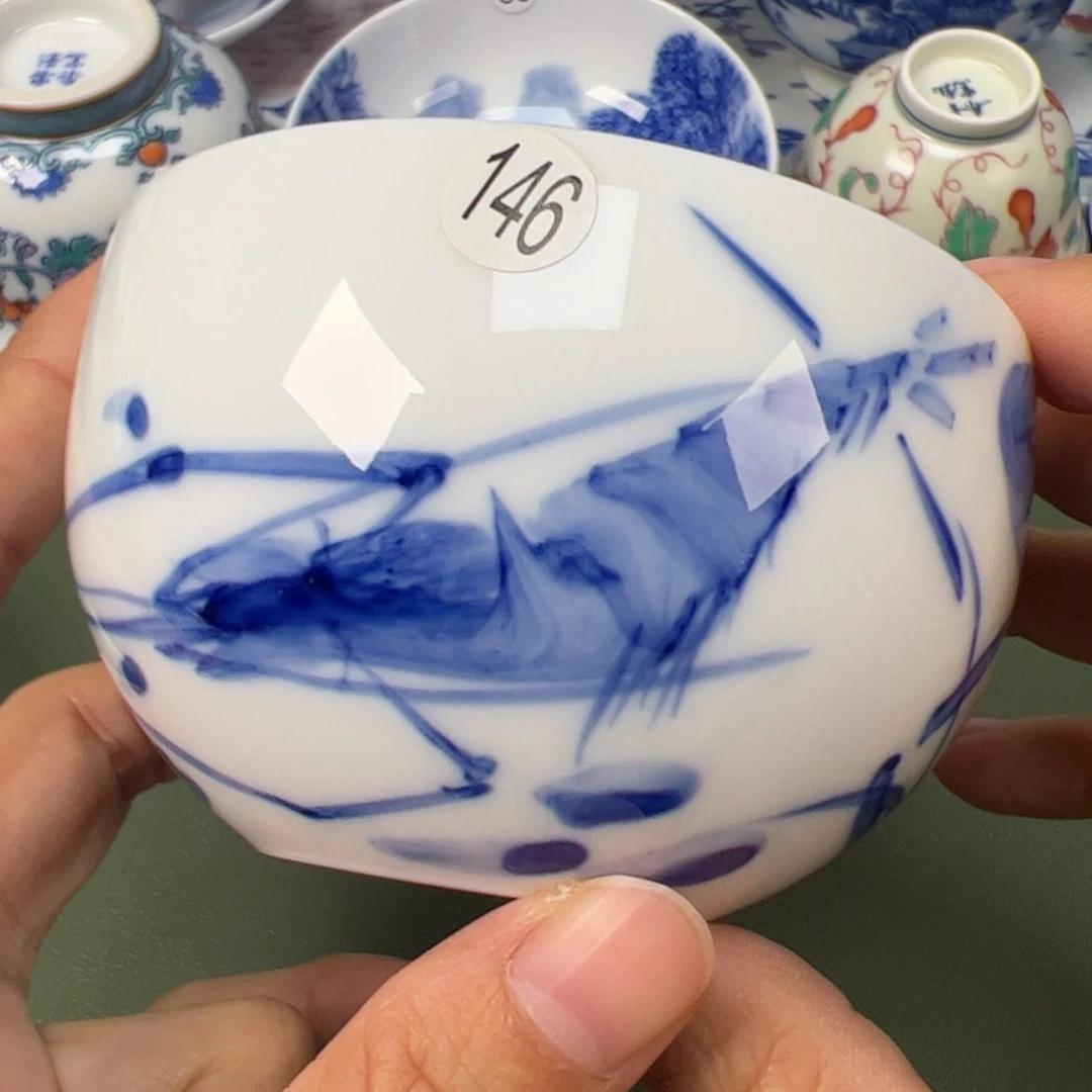 陶瓷景德镇纯手工纯手绘茶具木木146