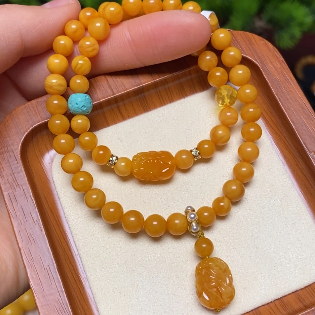 【闪购商品】未镶嵌蜜蜡手链手串