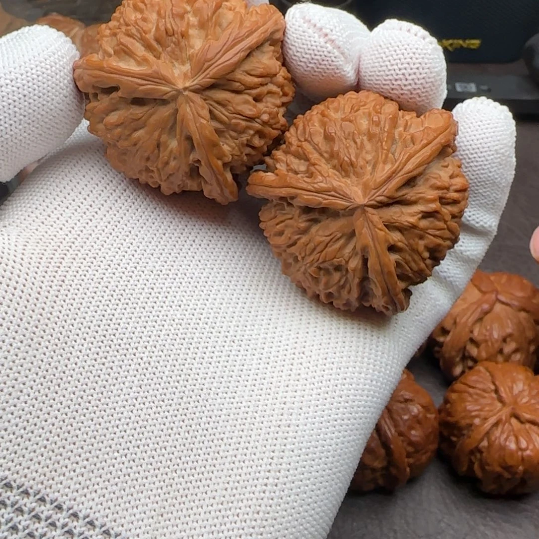 白狮子奔精品文玩手把件