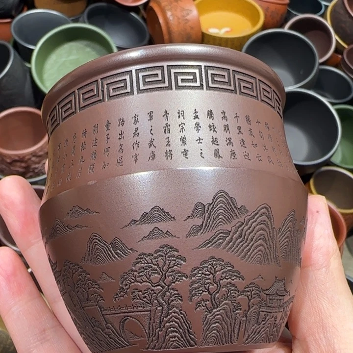 茶杯紫砂全手工紫砂