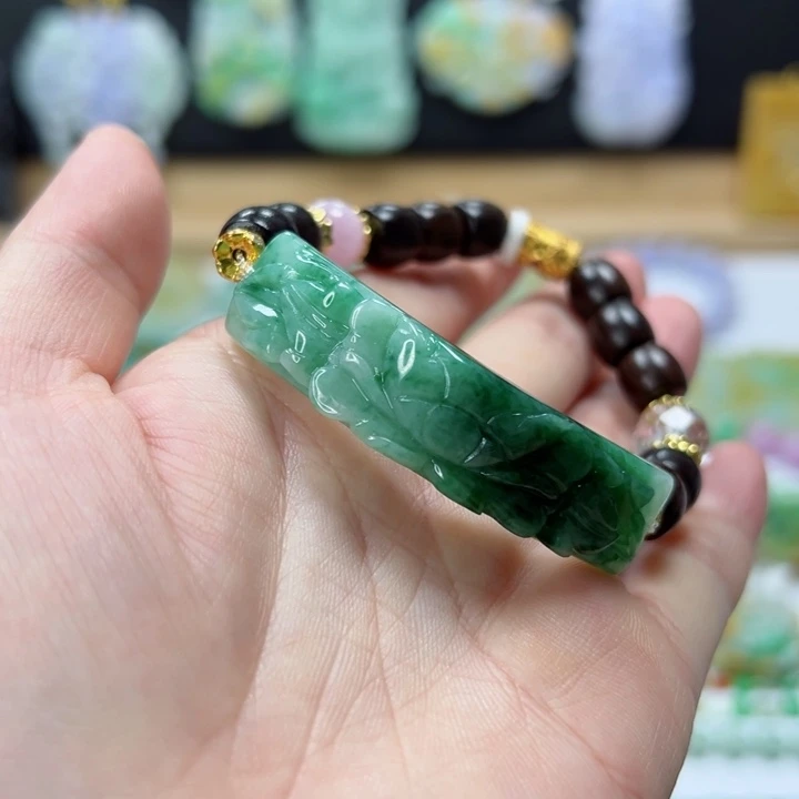 未镶嵌手链翡翠手牌