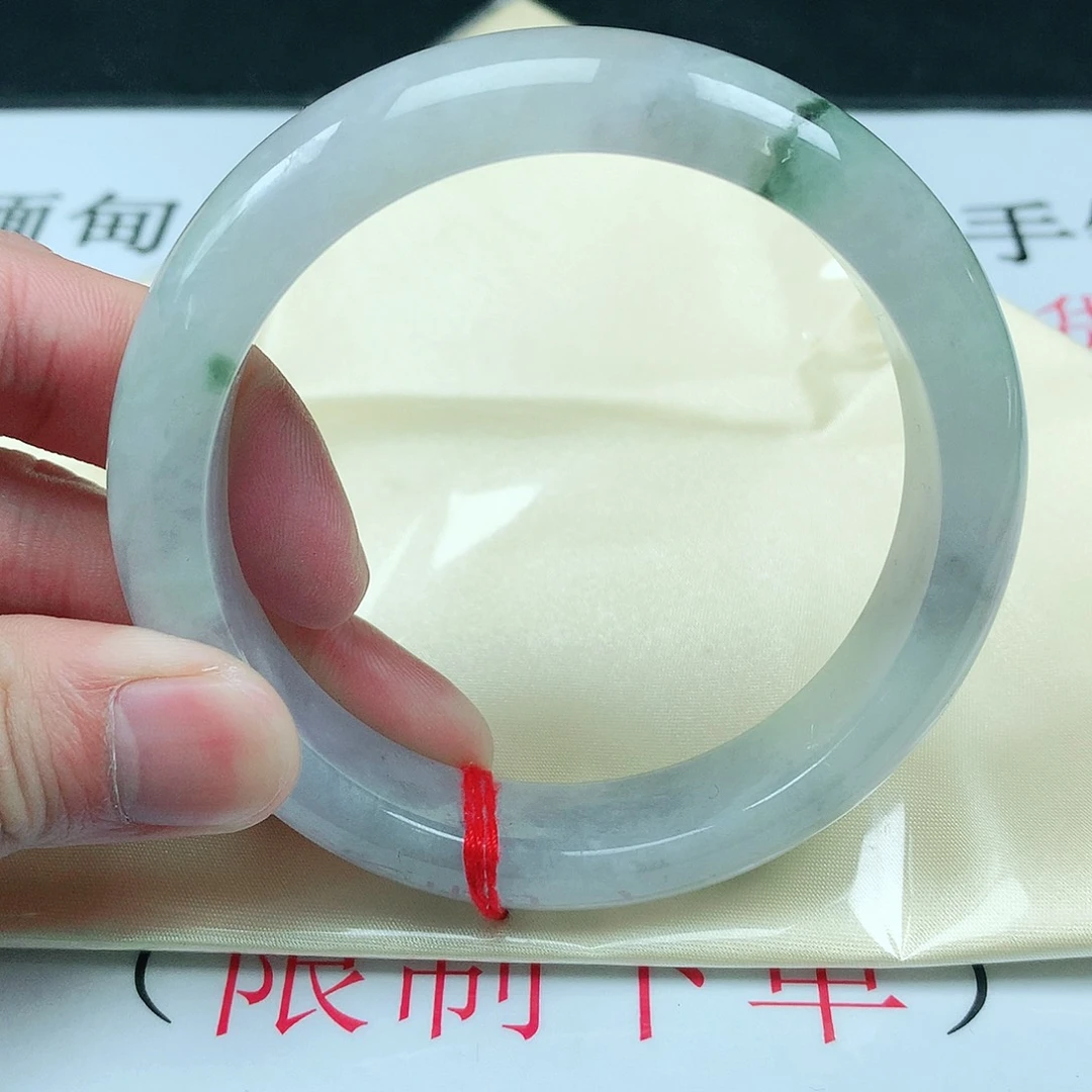 翡翠手镯未镶嵌圈62